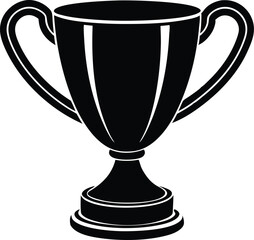 Trophy cup icon vector