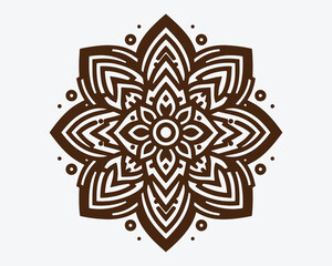 vector lineal mandala background