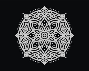 vector lineal mandala background