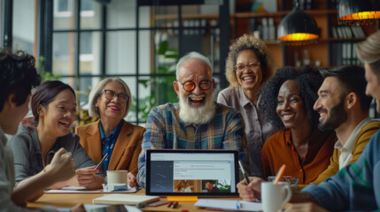 Obraz premium A World of Smiles Awaits: Embracing the Beauty of Human Diversity