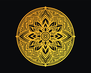 vector lineal mandala background