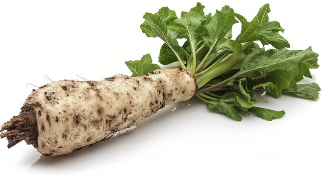 Mandragora isolated on the white background