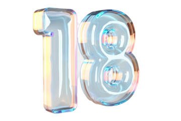 text crystal on transaparent png file