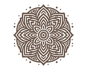 vector lineal mandala background