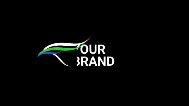 animation wing logo minimalist.video