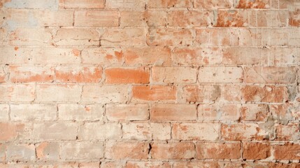 Obraz premium Cluttered old brick wall background with graffiti