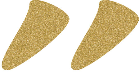 gold glitter quotation mark 