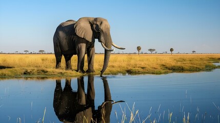 Fototapeta premium African Elephant in Chobe National Park, Botswana