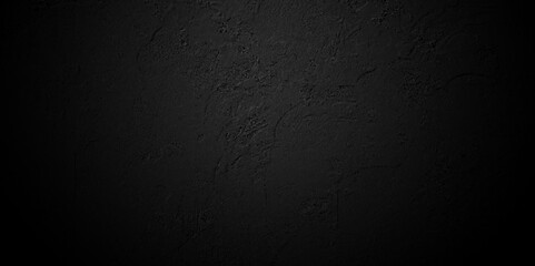 Abstract dark black vintage concrete rough limestone luxurious grunge wall retro chalkboard distressed. rustic sandstone rock black blank stone marble texture backdrop background.