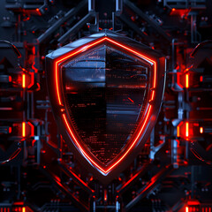 Neon Pentagon Cyber Defense System