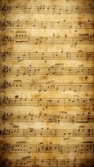 Fototapeta premium Antique sheet music with a classical and timeless composition
