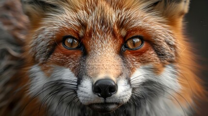 Close-up of a red fox