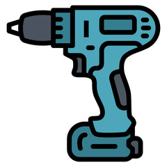 Power Drill Icon For Design Element