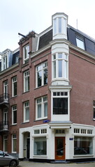 Obraz premium Historical Building in the Old Town of Amsterdam, Netherlands