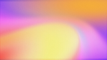 Orange teal purple pink abstract grainy gradient background noise texture effect summer poster design 