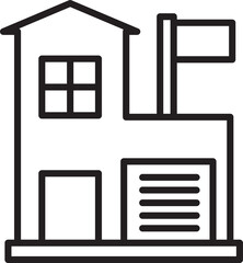 House Line Icon