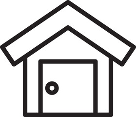 House Line Icon