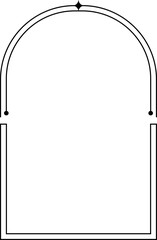 Monoline Arch Frame