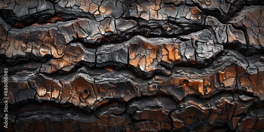 Poster background abstract brown tree