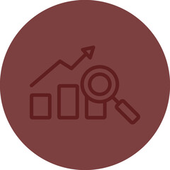 Research Vector Line Maroon Circle Maroon