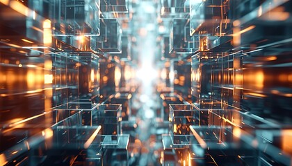 Obraz premium realms abstraction