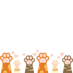 Cat Paws Illustration