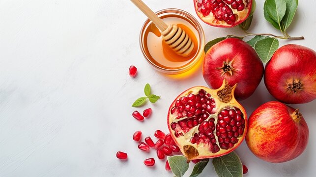 Pomegranates and Honey, a Delicious and Festive Treat
