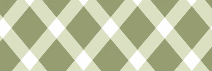 A pattern of green and white diamonds arranged in a diagonal grid