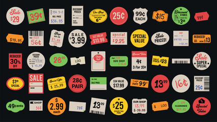 Price Tags Design Set