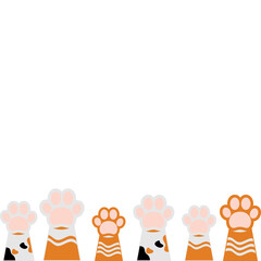 Cat Paws Illustration