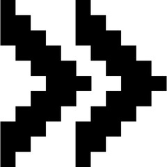 Obraz premium Pixel Arrow Element
