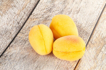 Ripe sweet juicy apricot heap