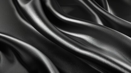 Fototapeta premium black satin background