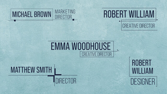 Minimal Corporate Lower Thirds