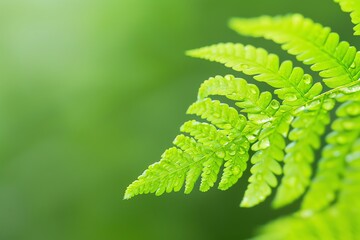 Close-up of a fern leaf