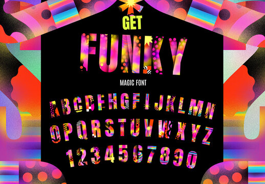 Get Funky Magic Font Text Effect