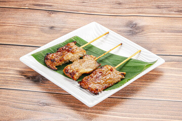 Thai cuisine - grilled pork skewer