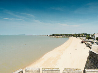 Fouras-les-Bains, site balnéaire en Charente Maritime face à l'archipel Charentais. La Grande...