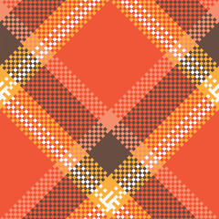 Texture fabric check. Tartan vector plaid. Seamless textile pattern background.