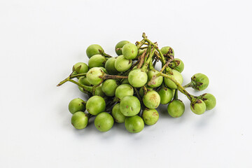 Raw ripe wild pea eggplant