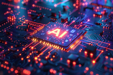 Artificial intelligence chip, cyber style