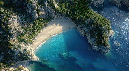 Obraz premium view of waterfall in the forest