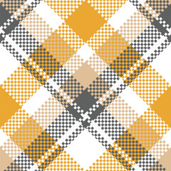 Texture fabric check. Tartan vector plaid. Seamless textile pattern background.