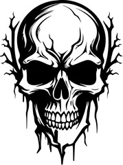 Fototapeta premium Skeleton SVG vector transparent background PNG clipart