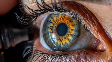 Naklejka premium eye of a person