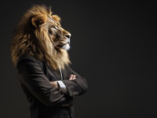 Roaring Inspiration: Lion Motivational Speaker Empowering Audience with Charisma and Leadership Skills