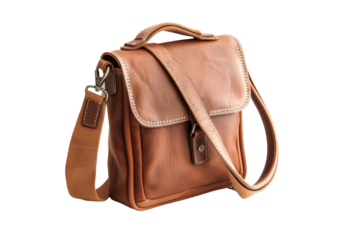 Brown Leather Messenger Bag
