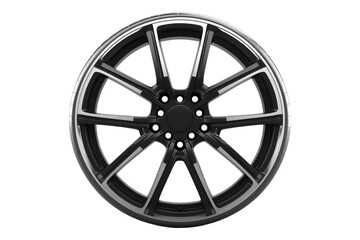 Obraz premium Alloy wheels for automobile isolated on transparent background