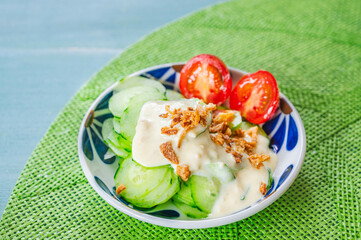 夏野菜のサラダ