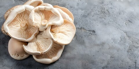 Heart-Healthy Immune Benefits of Oyster Mushrooms. Concept Oyster Mushrooms, Health Benefits, Immune System, Heart Health, Nutritional Value